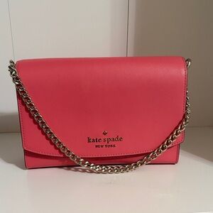 kate spade Hot Pink Leather Chain Crossbody Bag